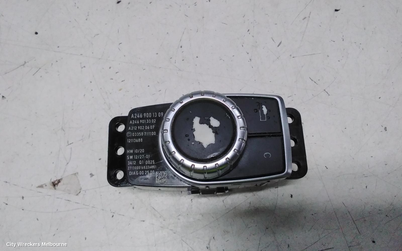 MERCEDES CLA CLASS COMBINATION SWITCH, C117/W117/X117, MULTIMEDIA CONTROL SWITCH ASSY, P/N A2469001309, 09/2013 - 01/2019