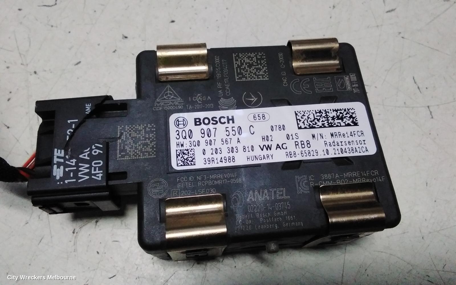 VOLKSWAGEN PASSAT ECU, PARK ASSIST MODULE, SEDAN, B8/MK7, 06/2015 - 10/2019