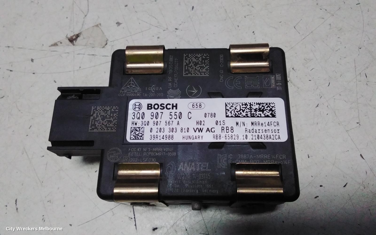 VOLKSWAGEN PASSAT ECU, PARK ASSIST MODULE, SEDAN, B8/MK7, 06/2015 - 10/2019
