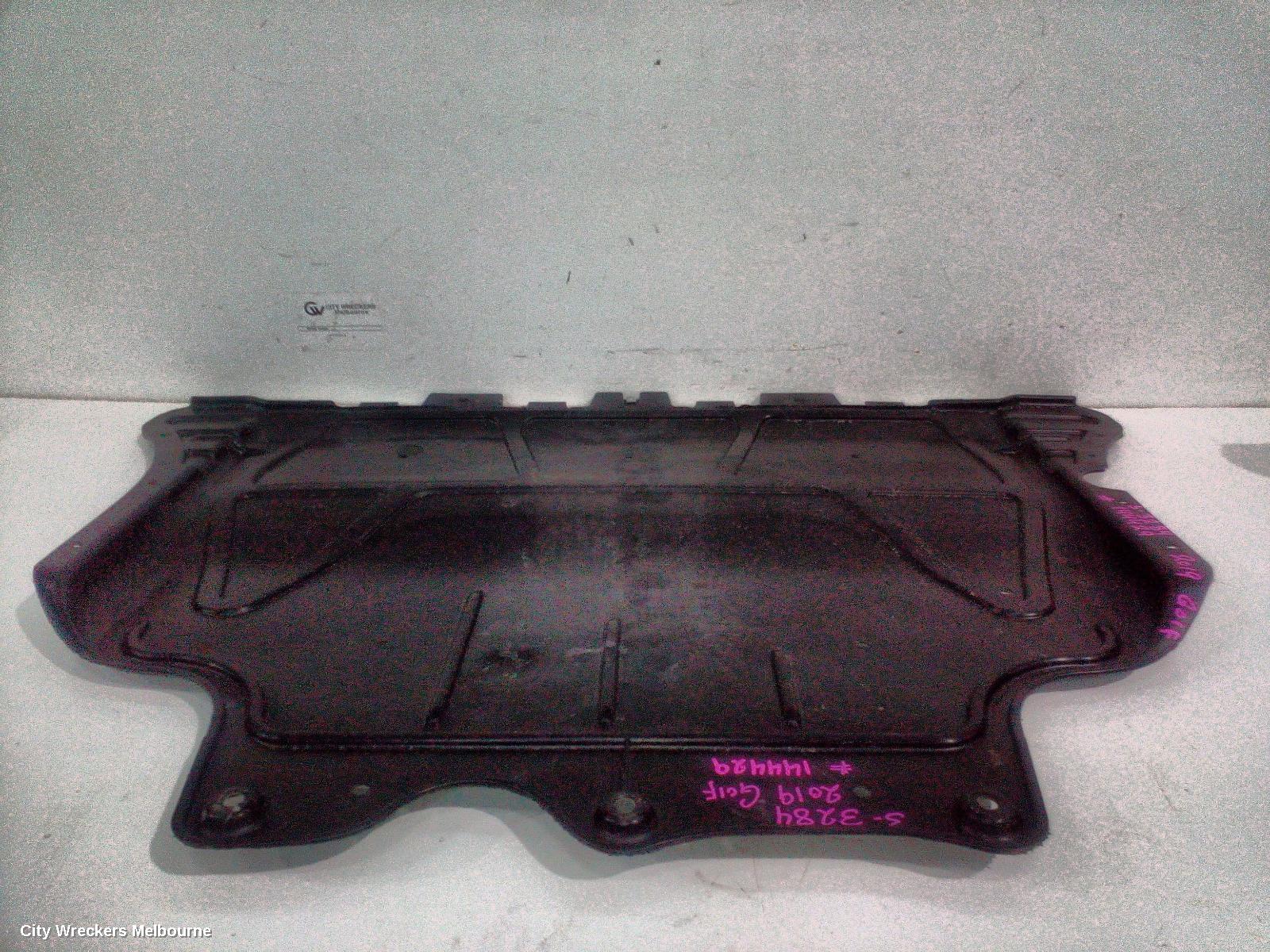 VOLKSWAGEN GOLF LOWER ENGINE SPLASH TRAY, MAIN ENGINE UNDERTRAY, PETROL, 1.4, TURBO, CZDA CODE, GEN 7, 06/2015 - 08/2020