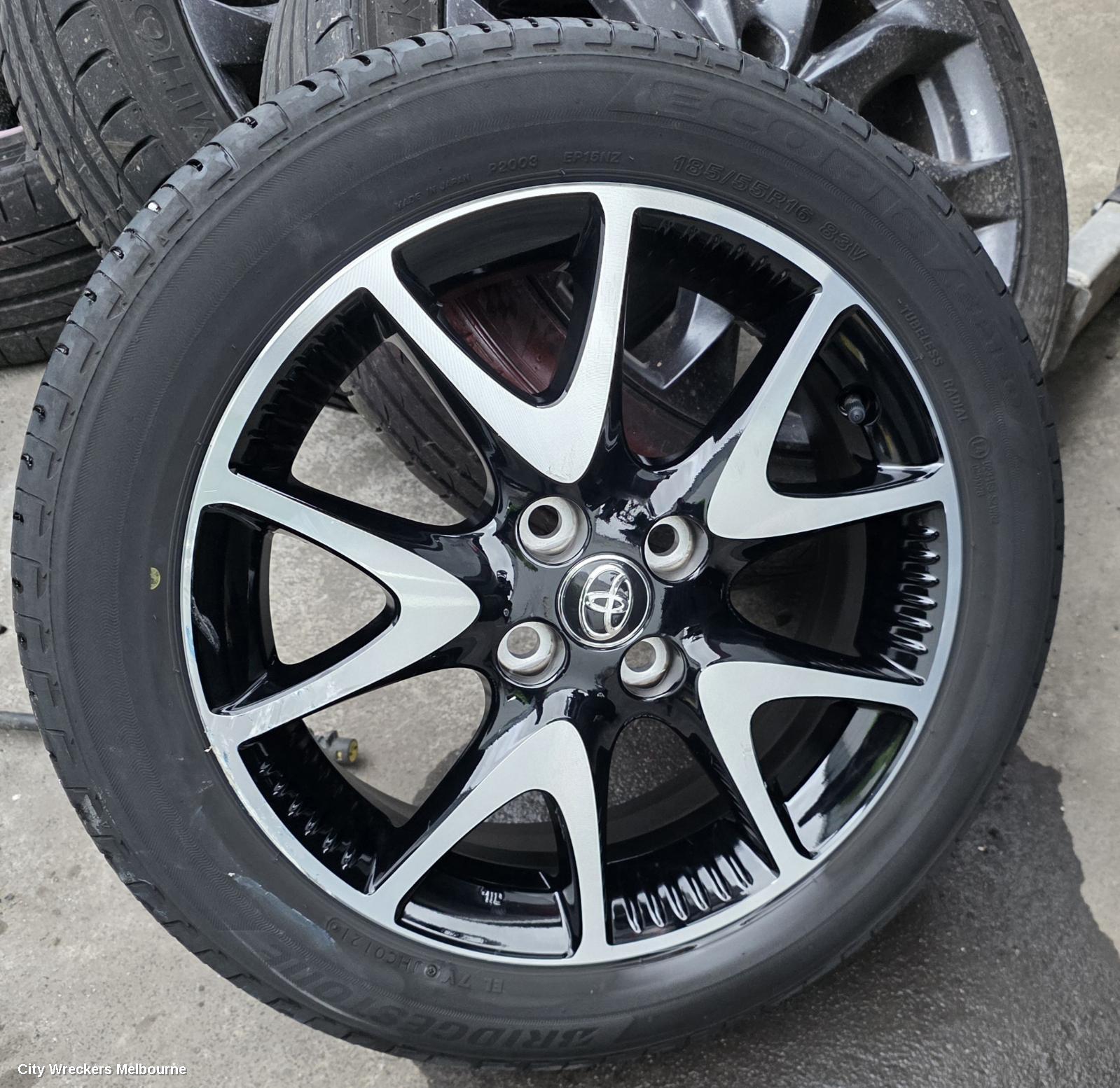 TOYOTA YARIS WHEEL MAG, FACTORY, 16X6IN, 5 V SPOKE, XP210 SERIES, 04/2020 ONWARDS