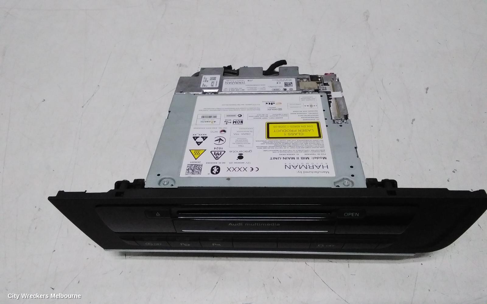 AUDI A6 RADIO/CD/DVD/SAT/TV, RADIO UNIT, NON TV & DAB TYPE, 4G/C7, 04/2011 - 06/2018
