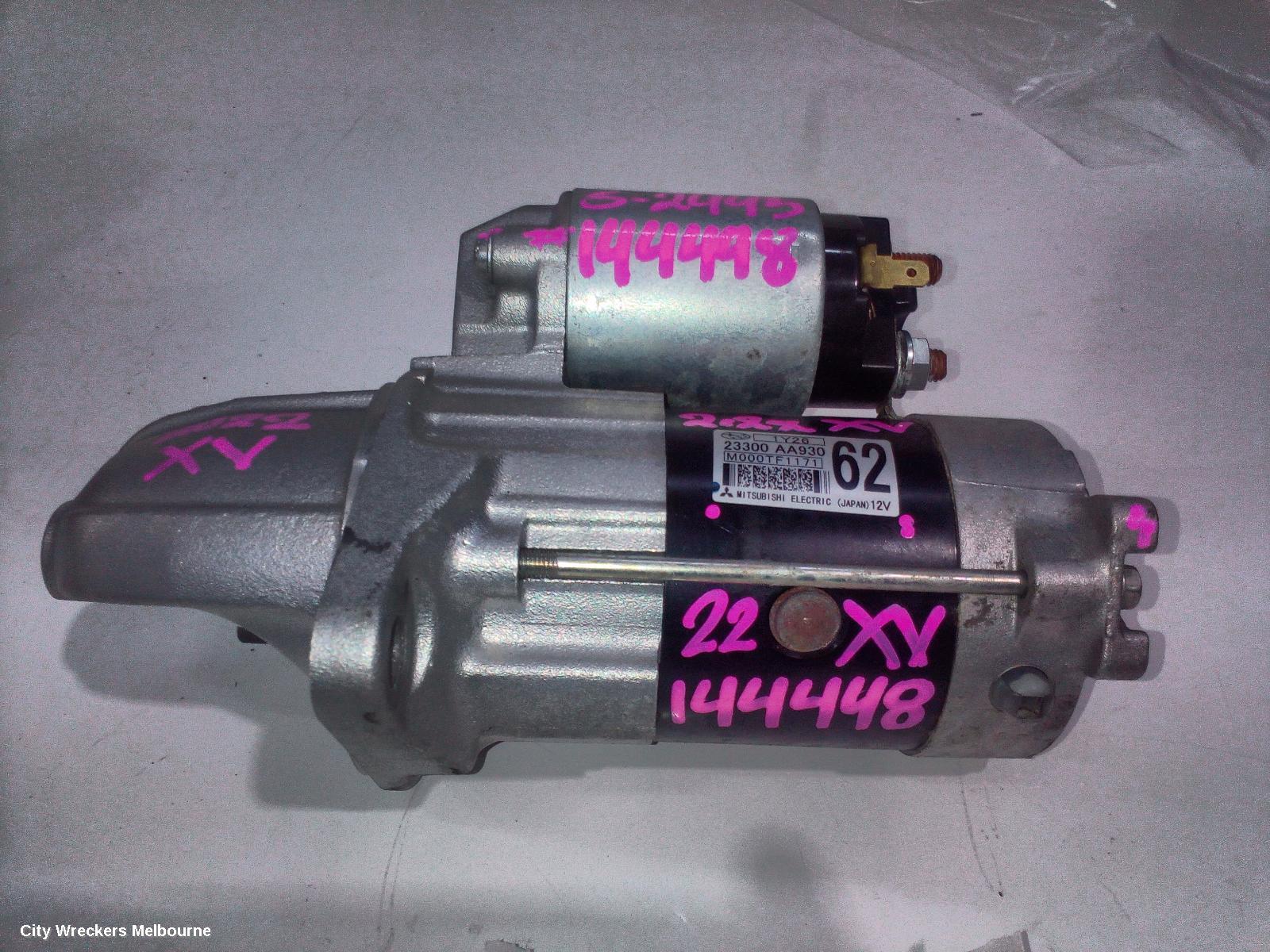 SUBARU XV STARTER, PETROL, FB20, AUTO, CVT, G5X, 03/2017 - 06/2023