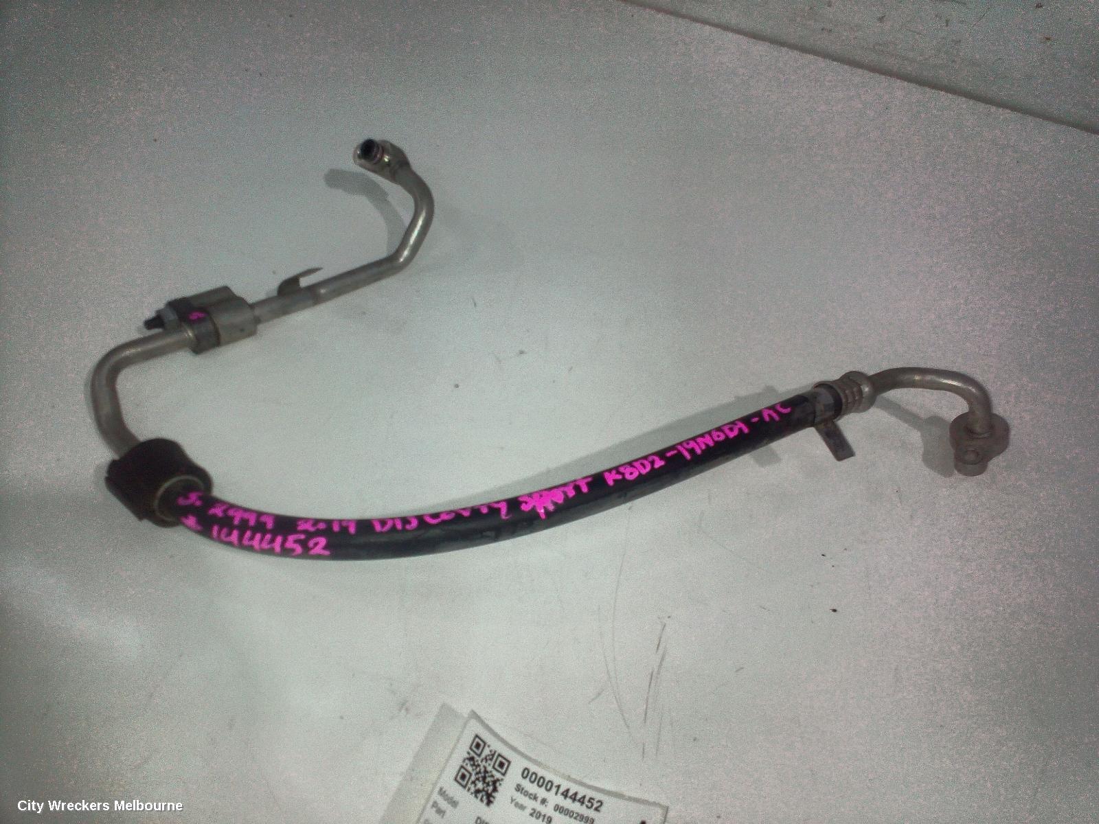 LAND ROVER DISCOVERY SPORT A/C HOSES, L550, PETROL, 2.0, NON MHEV, COMPRESSOR TO CONDENSER, 07/2019 ONWARDS