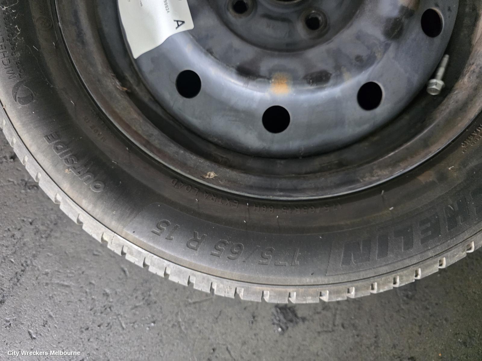 SUZUKI SWIFT WHEEL STANDARD/STEEL, 15X5.5IN, FZ, 08/2010 - 03/2017
