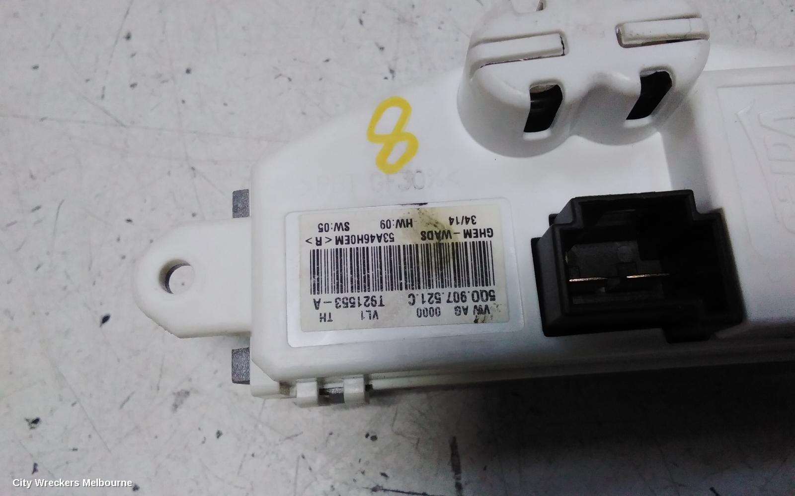 VOLKSWAGEN GOLF FAN SPEED RESISTOR, GEN 7, 11/2012 - 08/2020