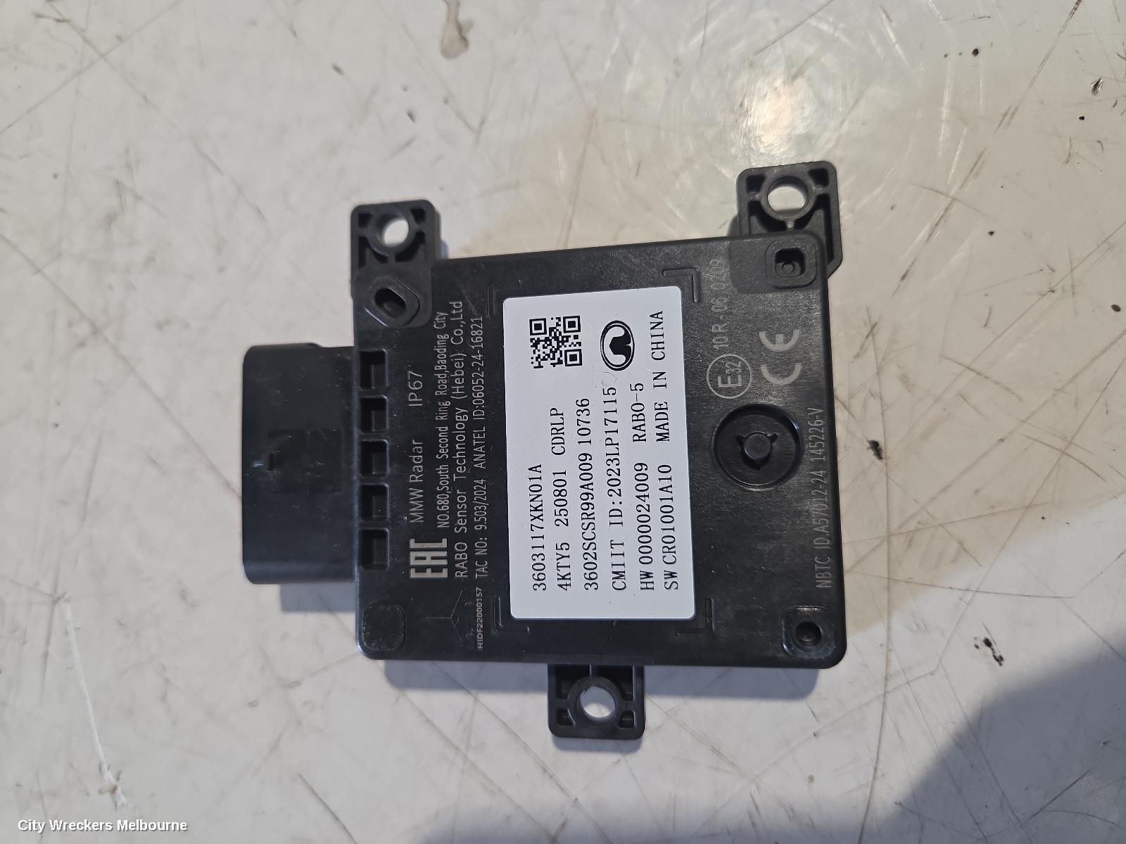HAVAL H6, B01/B03, 02/2021 ONWARDS, LH BLIND SPOT SENSOR - 3603117XKN01A: 144475