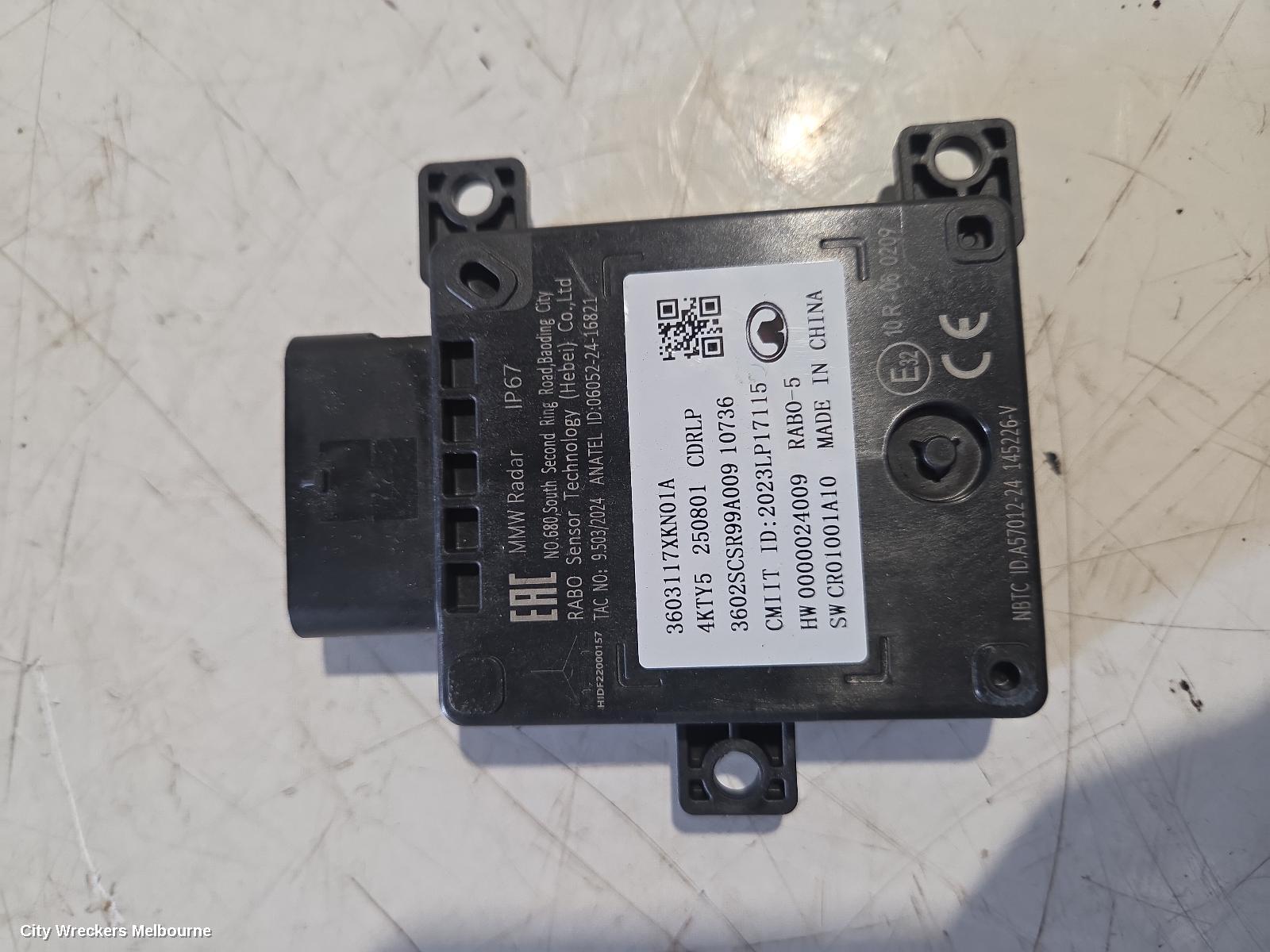 HAVAL H6, B01/B03, 02/2021 ONWARDS, LH BLIND SPOT SENSOR - 3603117XKN01A: 144475