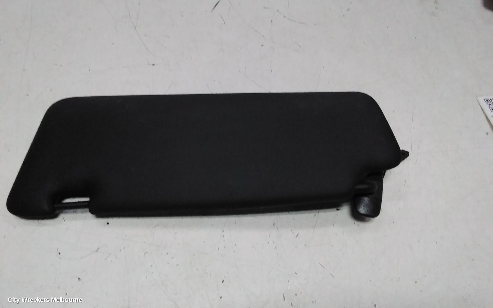 AUDI A4 SUNVISOR, B8 8K, RH SIDE, BLACK, 02/2008 - 01/2016