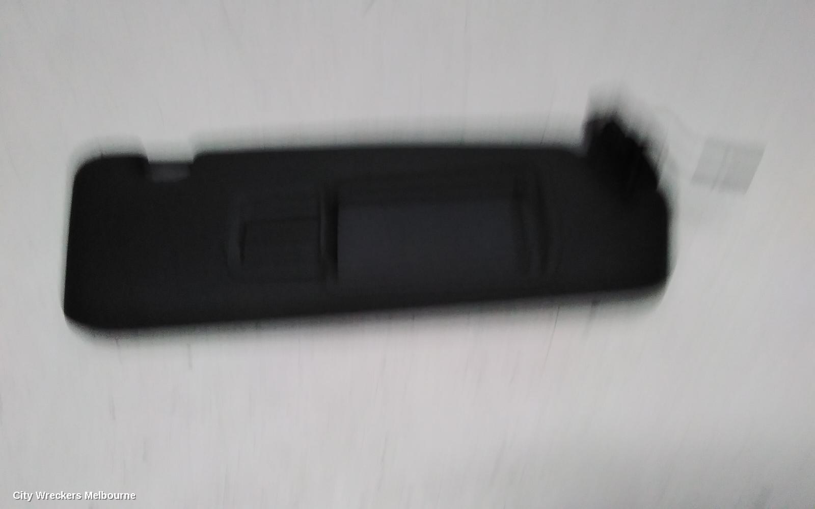 AUDI A4 SUNVISOR, B8 8K, RH SIDE, BLACK, 02/2008 - 01/2016