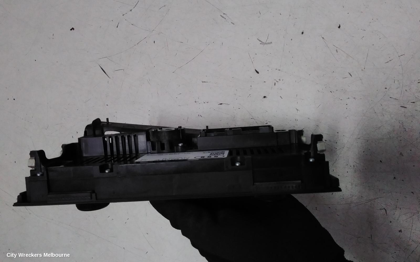 AUDI A4 HEATER/AC CONTROLS, SINGLE ZONE CLIMATE CONTROL, B8 8K, NON HEATED TYPE, 02/2008 - 06/2012