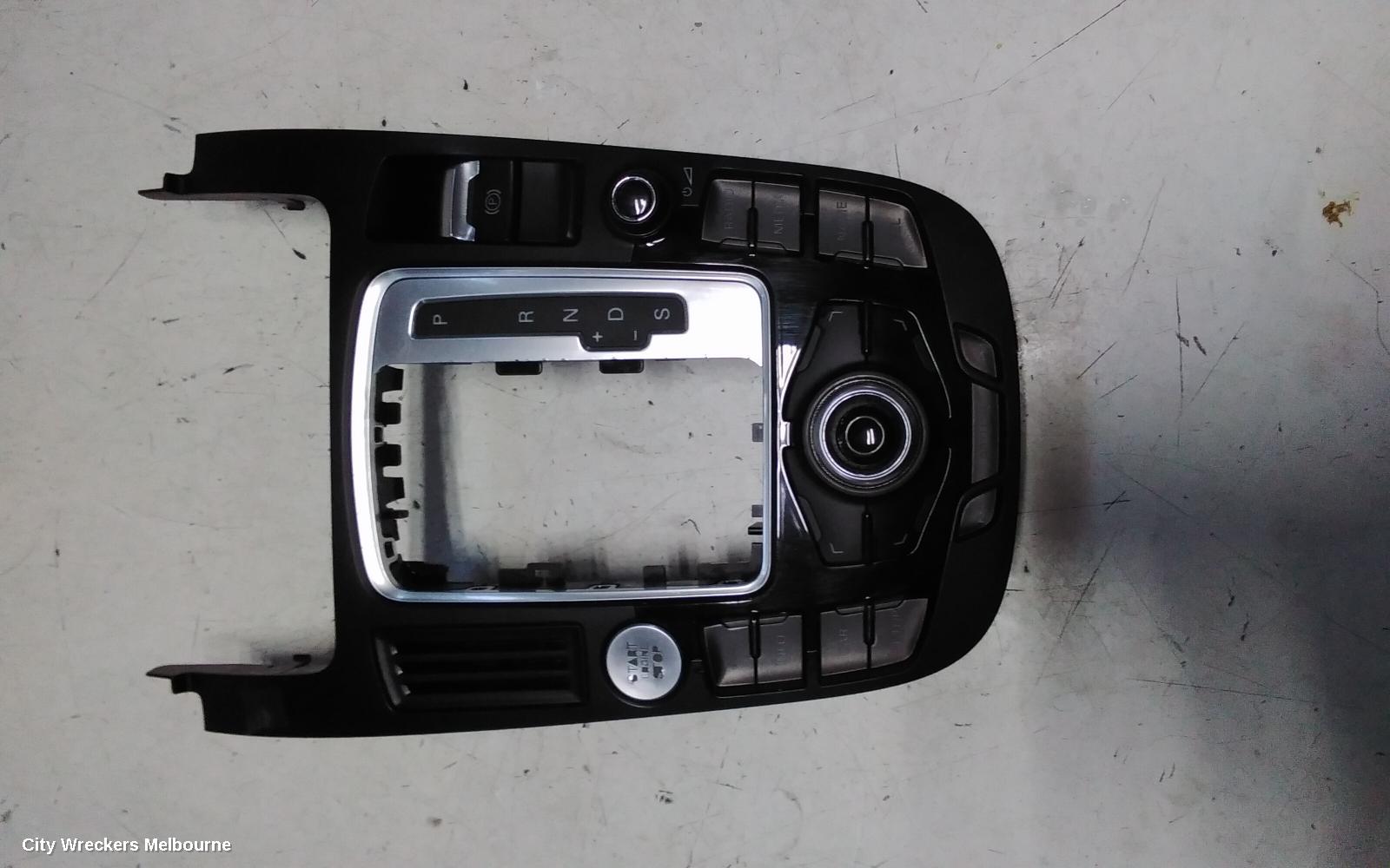 AUDI A4 RADIO/CD/DVD/SAT/TV, MMI CONTROLS, B8 8K, P/N 8T0919609G, 02/2008 - 01/2016