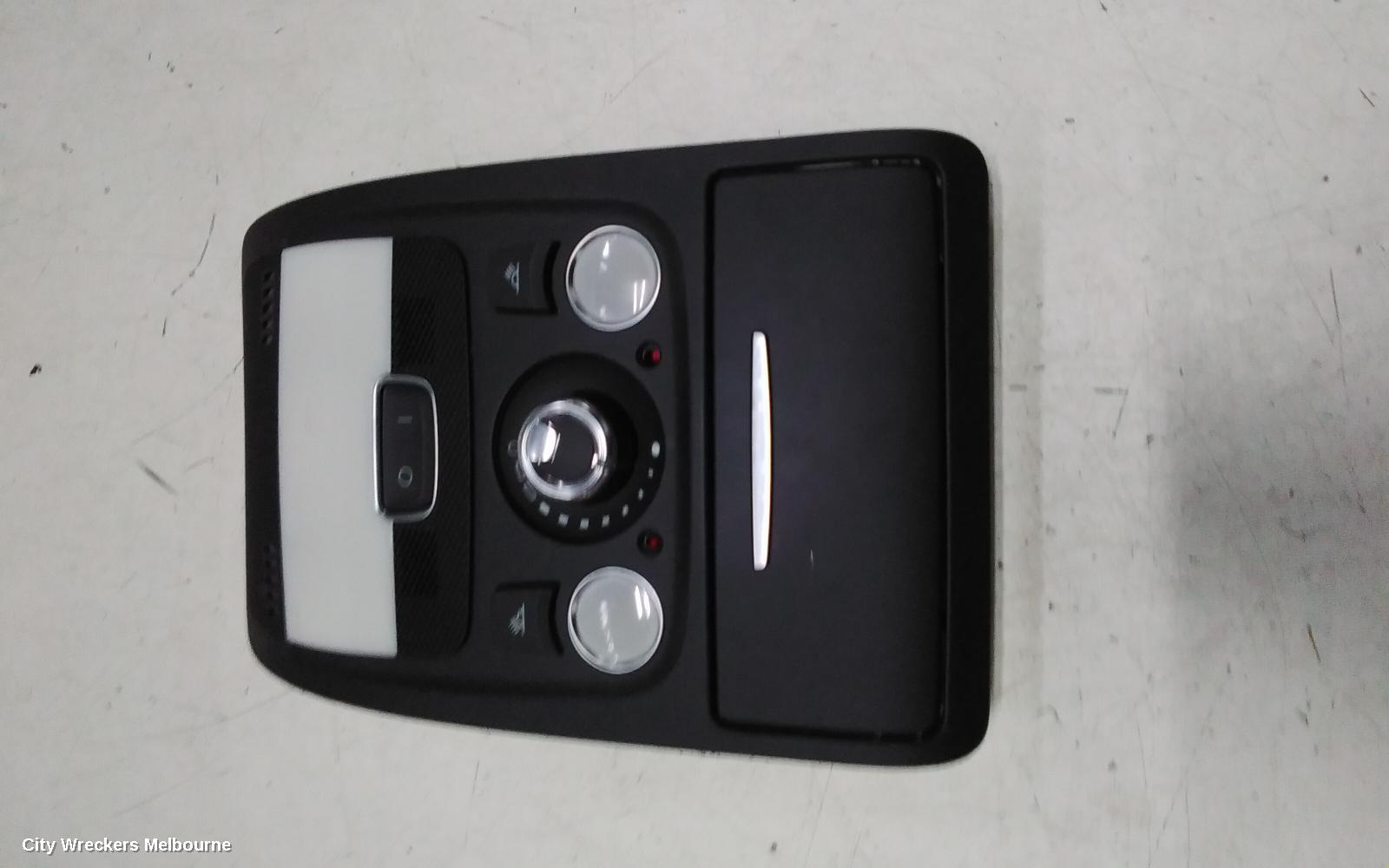 AUDI A4 COURTESY LIGHT, FRONT, W/ SUNROOF CONTROLS TYPE, BLACK, B8 8K, 04/2008 - 06/2012