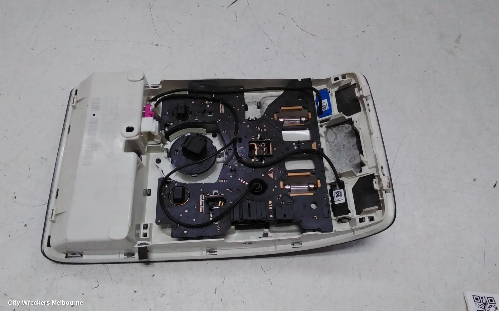 AUDI A4 COURTESY LIGHT, FRONT, W/ SUNROOF CONTROLS TYPE, BLACK, B8 8K, 04/2008 - 06/2012