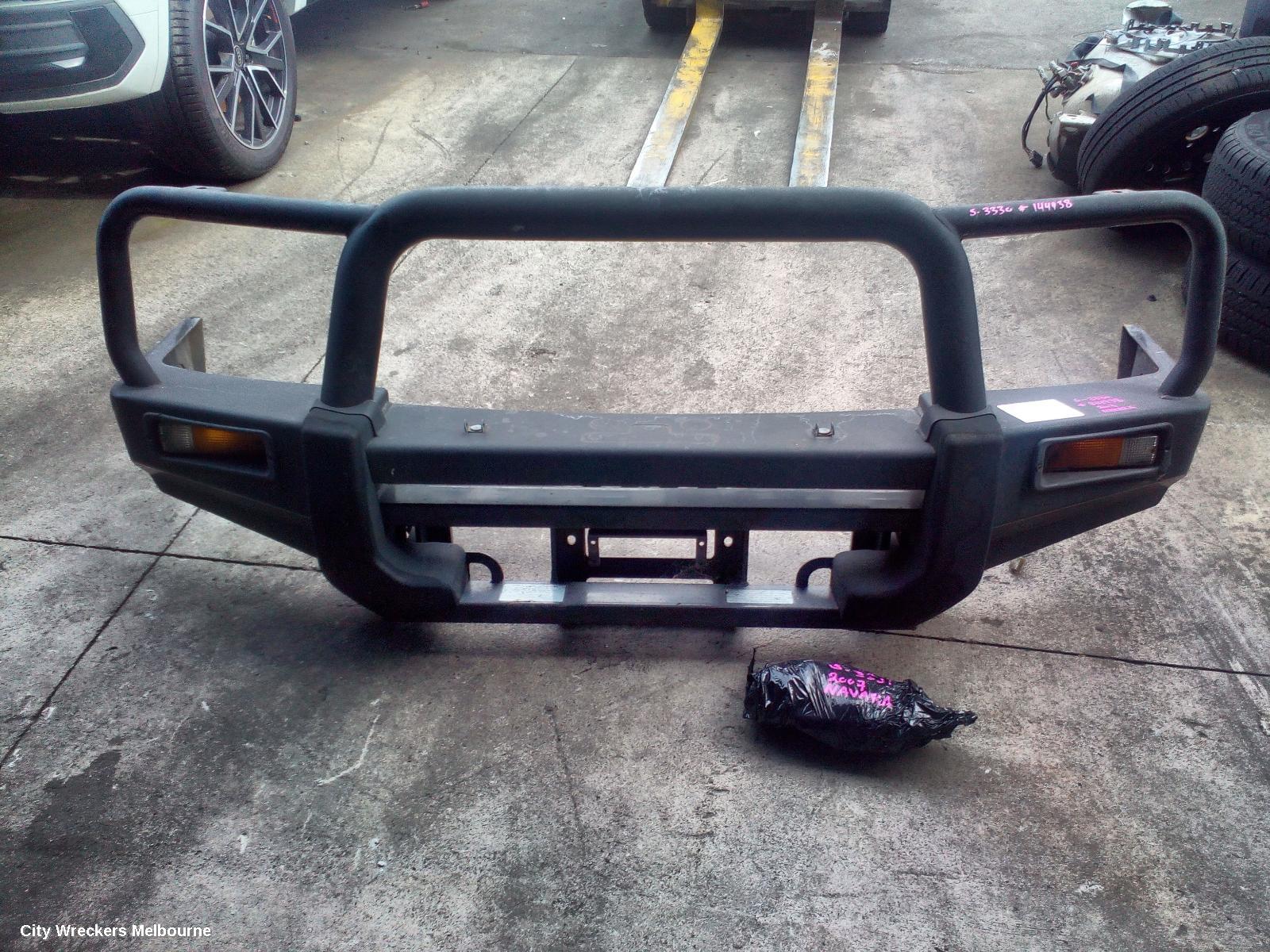 NISSAN NAVARA FRONT BUMPER, D40 (VIN VSK), BULL BAR-STEEL (AFTERMARKET), SPANISH BUILD, 09/2005 - 01/2010