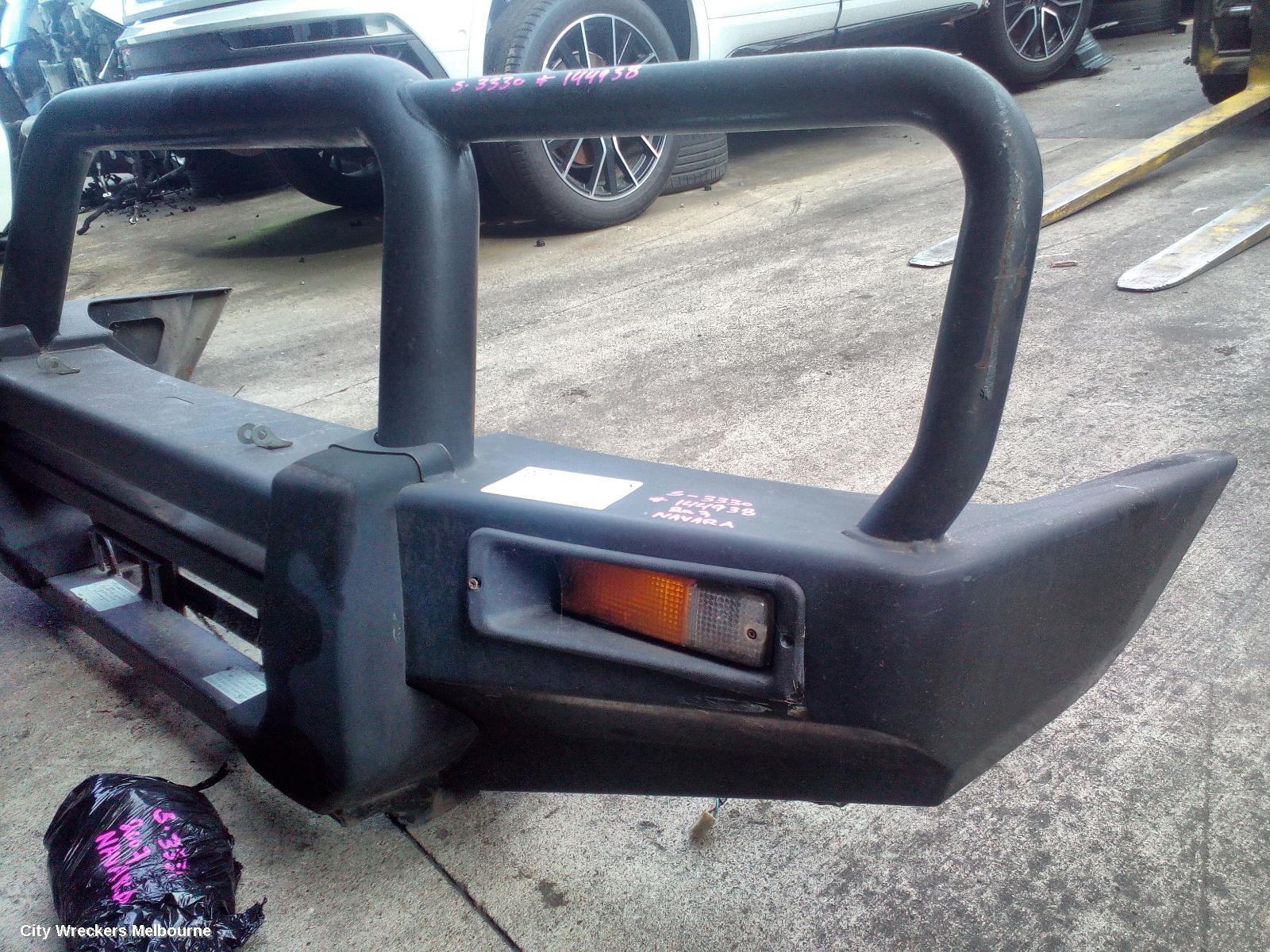 NISSAN NAVARA FRONT BUMPER, D40 (VIN VSK), BULL BAR-STEEL (AFTERMARKET), SPANISH BUILD, 09/2005 - 01/2010