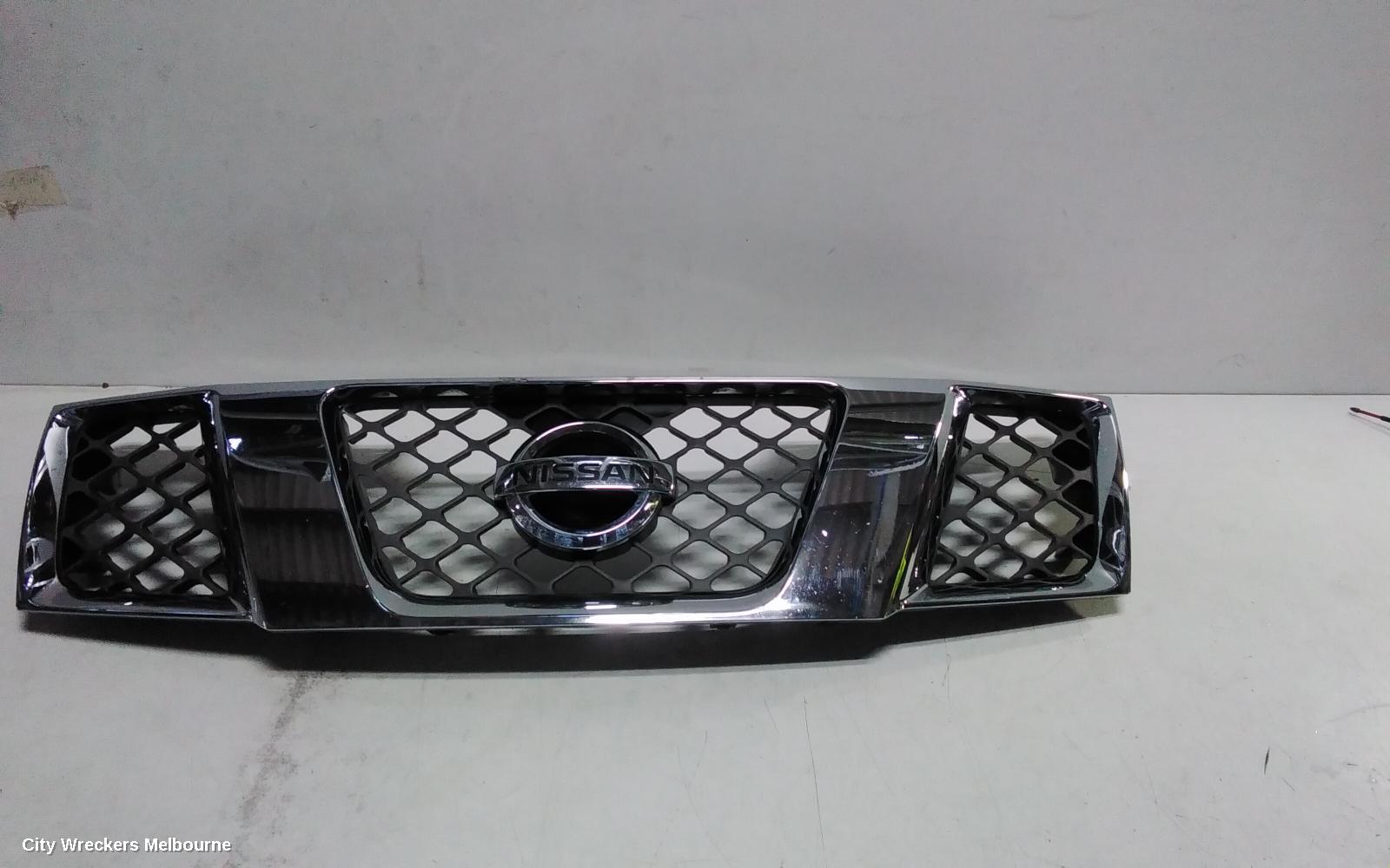 NISSAN NAVARA GRILLE, D40 (VIN VSK), RADIATOR GRILLE, CHROME, 09/2005 - 01/2010