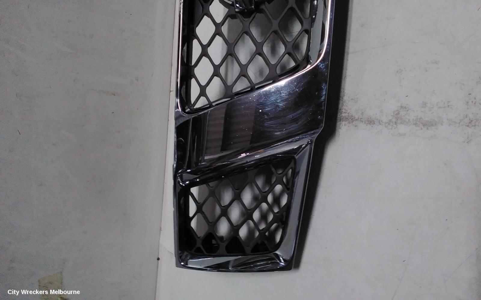 NISSAN NAVARA GRILLE, D40 (VIN VSK), RADIATOR GRILLE, CHROME, 09/2005 - 01/2010