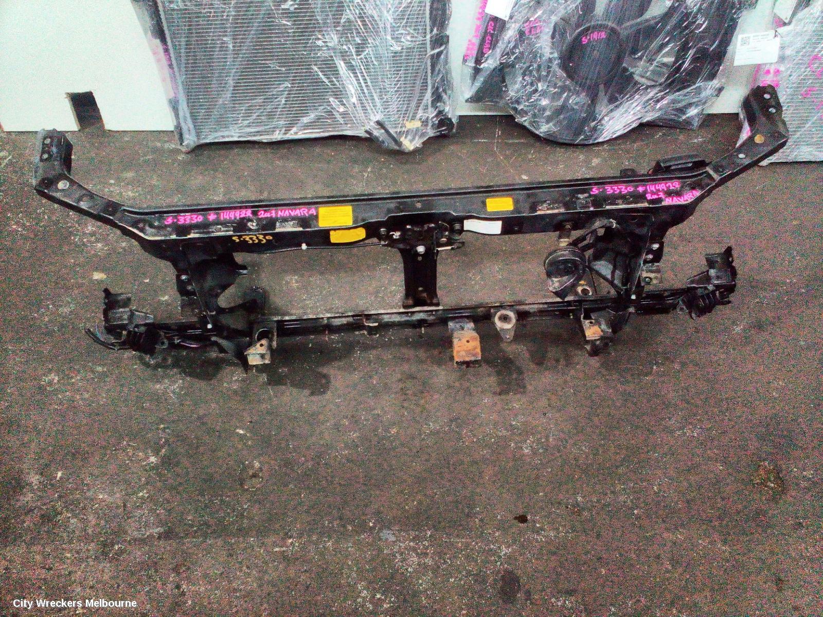 NISSAN NAVARA RADIATOR SUPPORT, D40 (VIN VSK), 4.0, VQ40, PETROL, 09/2005 - 12/2011