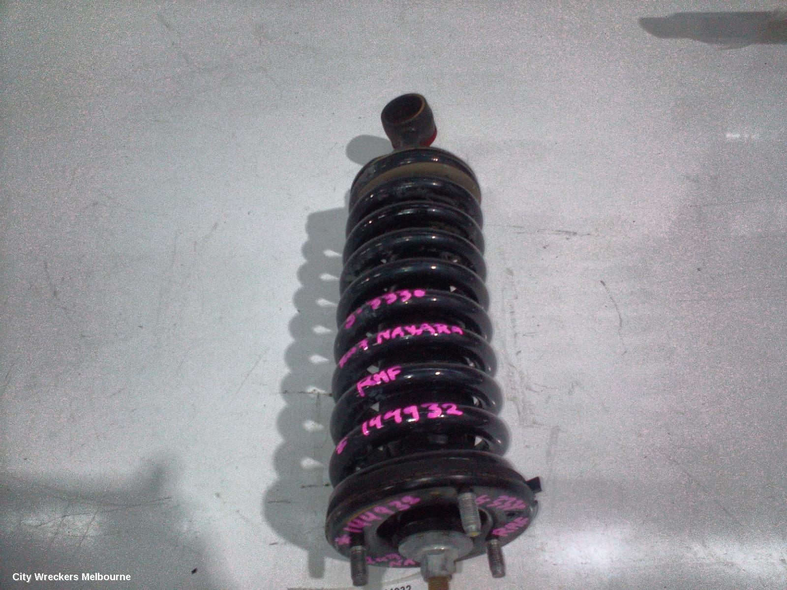 NISSAN NAVARA RIGHT FRONT STRUT, D40, 4WD, 2.5, DIESEL, VIN VSK, 09/2005 - 08/2015