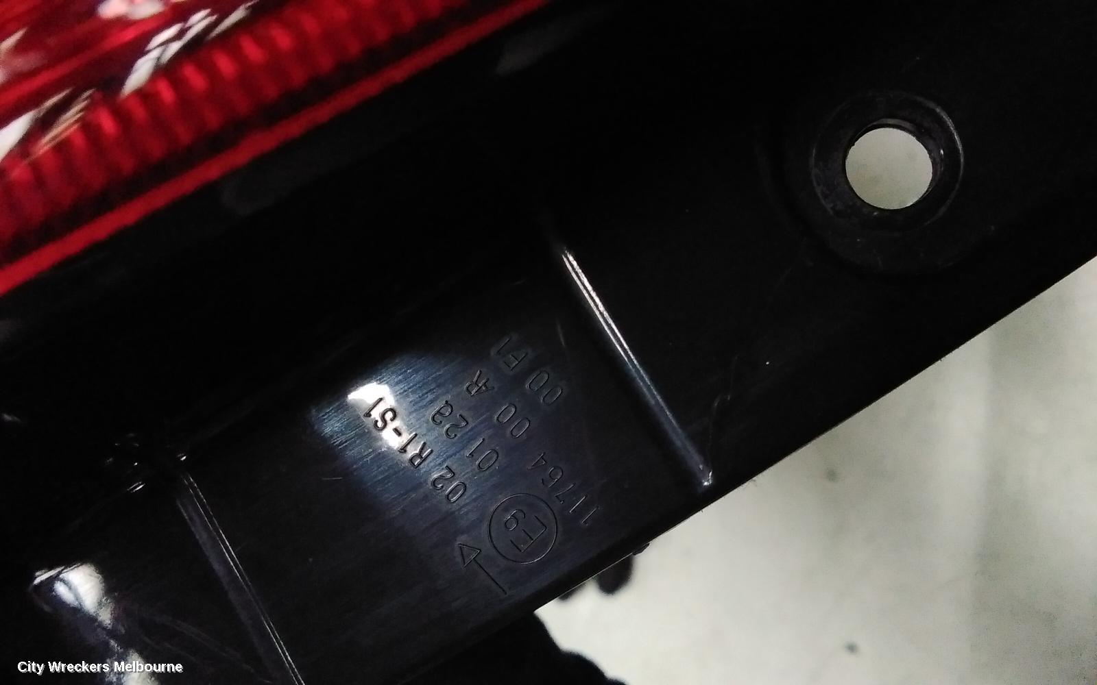 SUZUKI BALENO RIGHT TAILLIGHT, EW, IN BODY, SINGLE CLEAR TYPE, 04/2016 - 12/2022