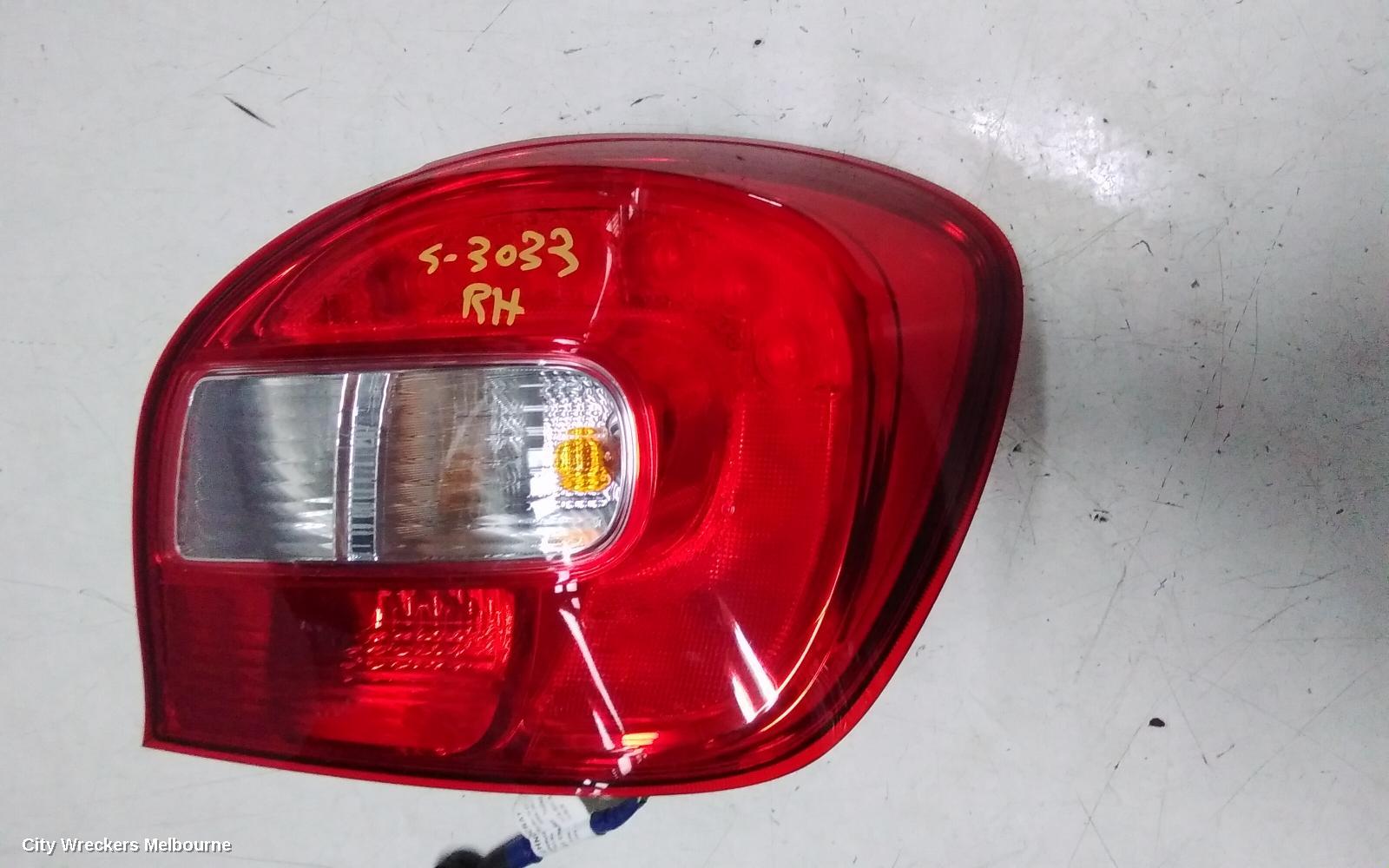 SUZUKI BALENO RIGHT TAILLIGHT, EW, IN BODY, SINGLE CLEAR TYPE, 04/2016 - 12/2022