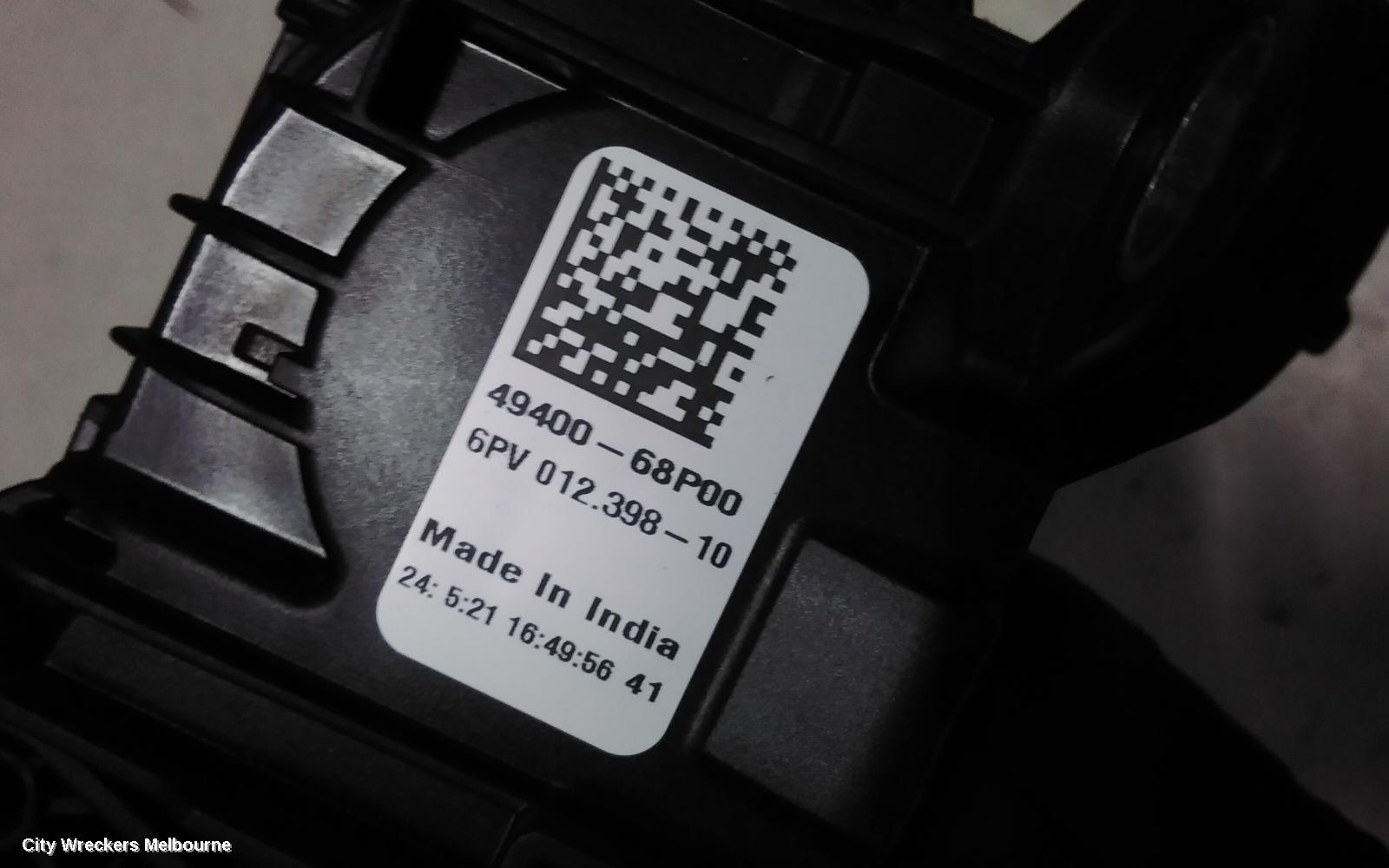 SUZUKI BALENO PEDAL ASSEMBLY, EW, 04/2016 - 12/2022