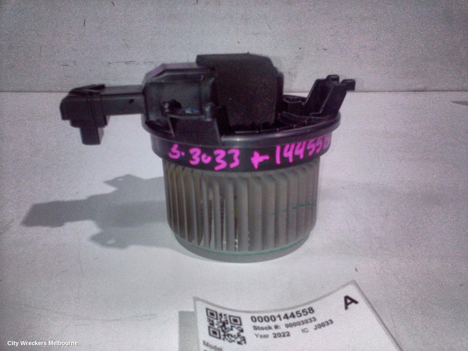 SUZUKI BALENO HEATER FAN MOTOR, EW, 04/2016 - 12/2022