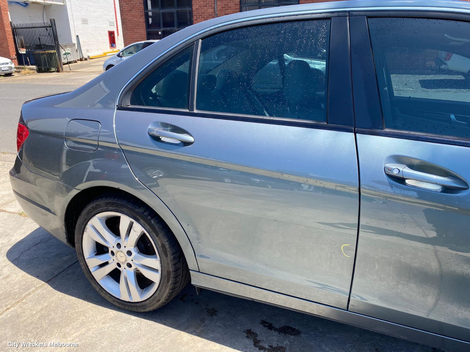 MERCEDES C CLASS RIGHT REAR DOOR, W204, SEDAN, 07/2007 - 07/2014