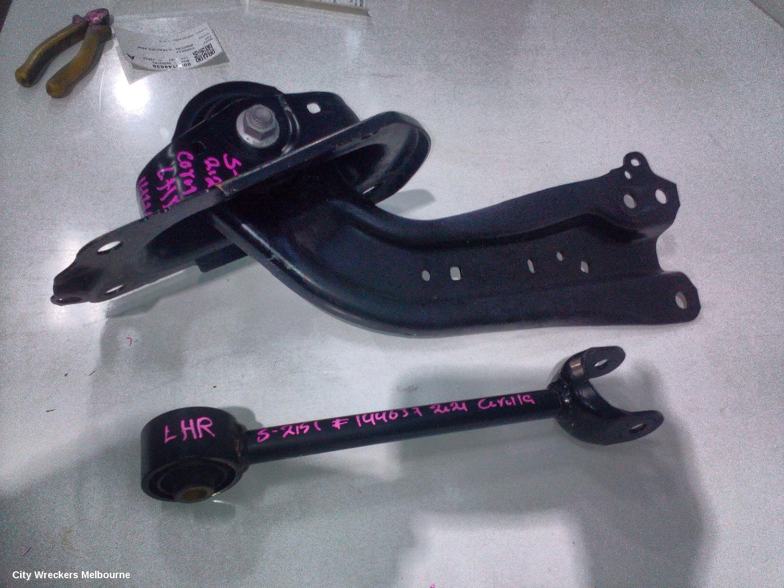 TOYOTA COROLLA LEFT REAR TRAILING ARM, TRAILING ARM, E210, 07/2018 ONWARDS