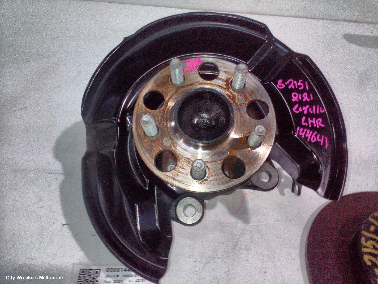 TOYOTA COROLLA LEFT REAR HUB ASSEMBLY, E210, AISIN BRAND, 07/2018 ONWARDS