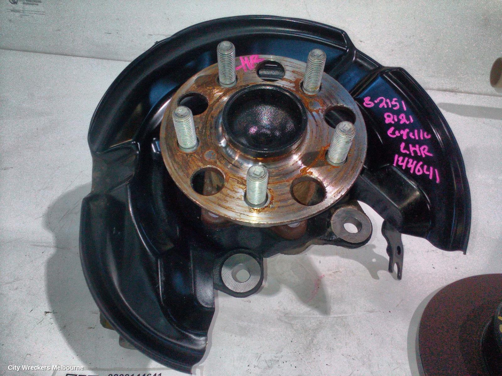 TOYOTA COROLLA LEFT REAR HUB ASSEMBLY, E210, AISIN BRAND, 07/2018 ONWARDS