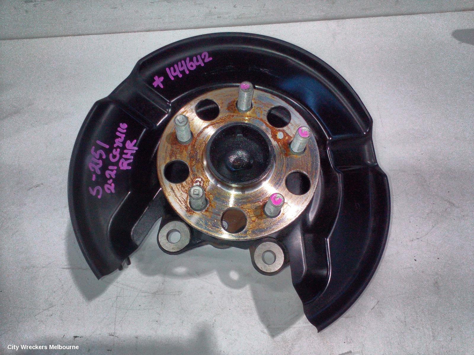 TOYOTA COROLLA RIGHT REAR HUB ASSEMBLY, E210, AISIN BRAND, 07/2018 ONWARDS