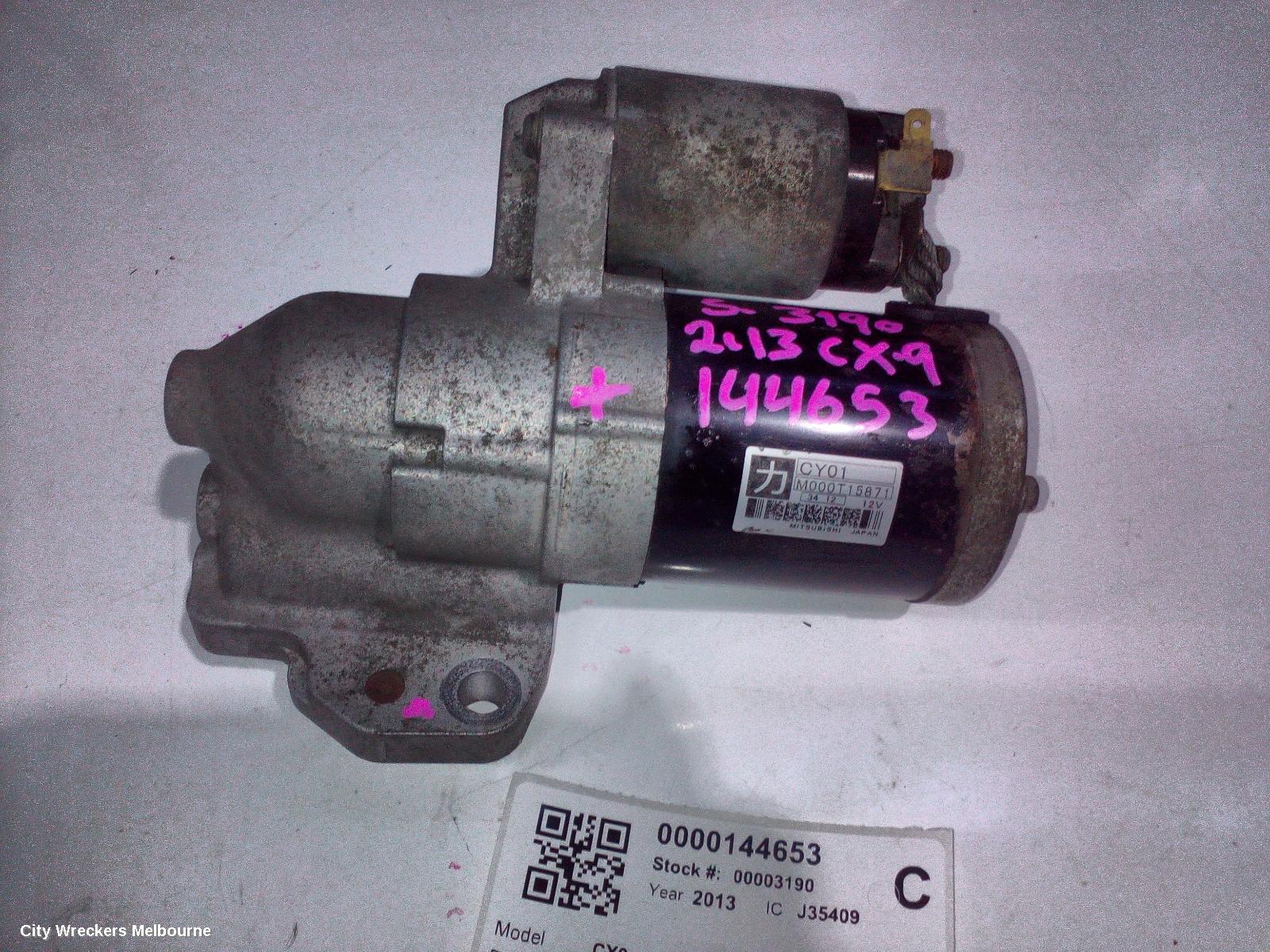 MAZDA CX9 STARTER, PETROL, 3.7, AWD, TB, 12/2007 - 12/2015