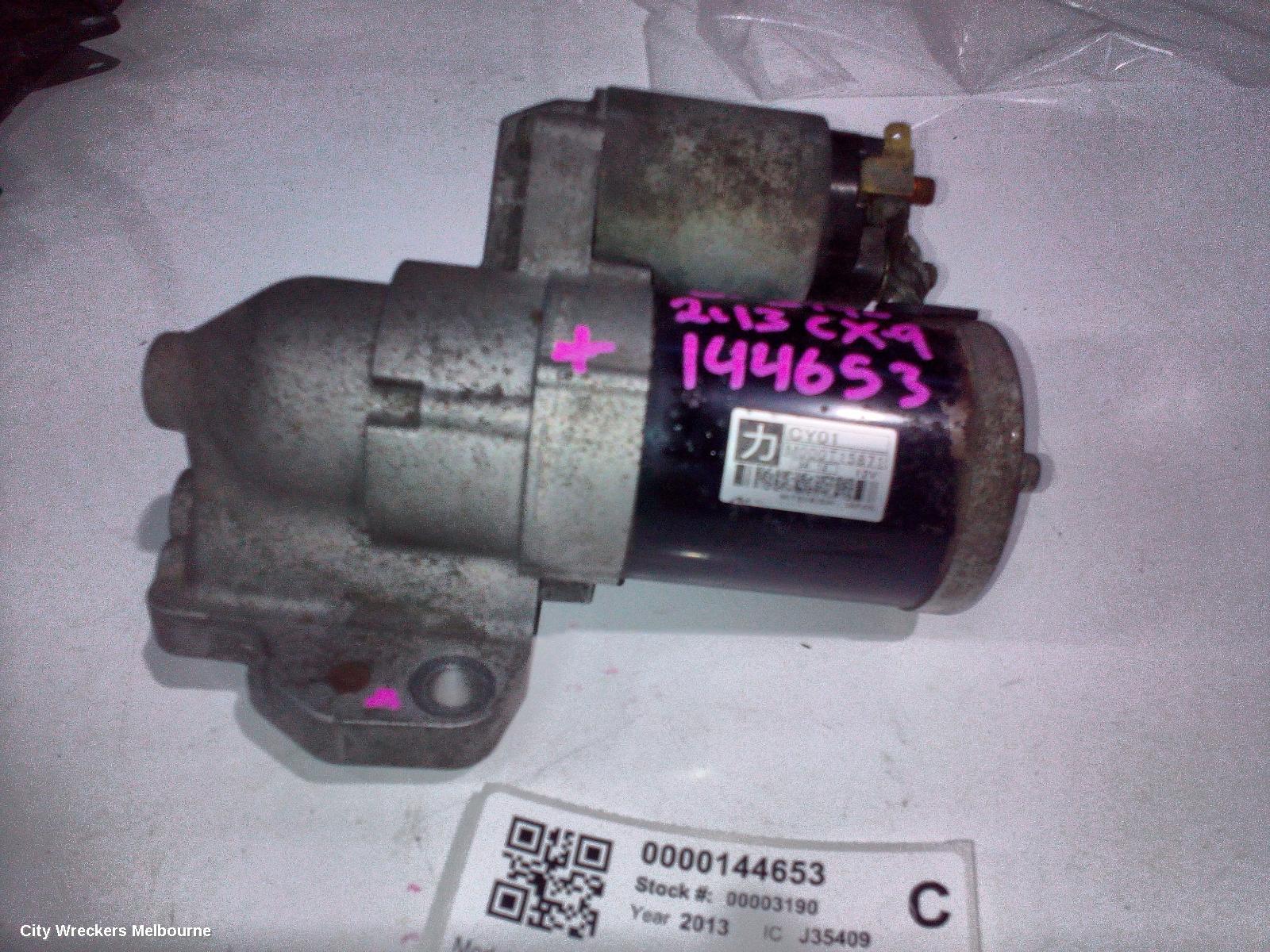 MAZDA CX9 STARTER, PETROL, 3.7, AWD, TB, 12/2007 - 12/2015