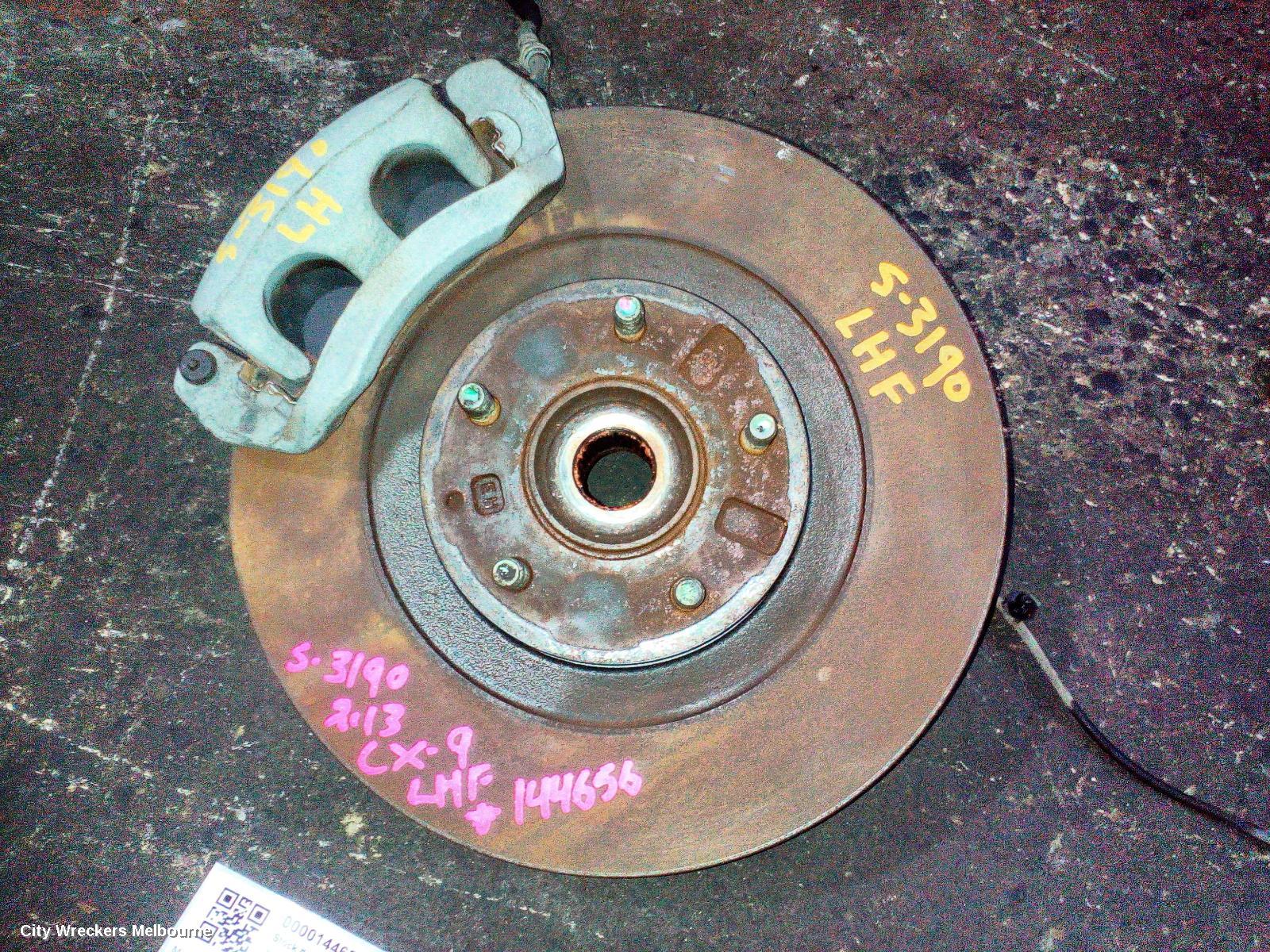 MAZDA CX9 LEFT FRONT HUB ASSEMBLY, TB, AWD TYPE, 12/2007 - 12/2015