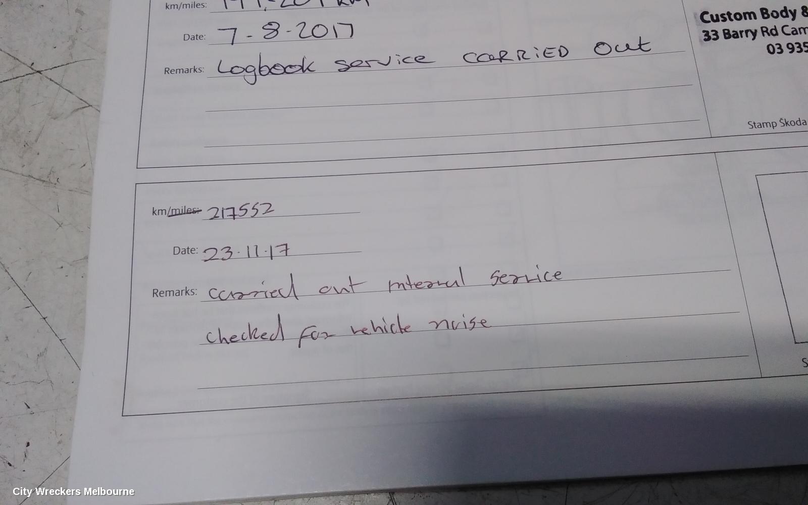 SKODA SUPERB OWNERS HANDBOOK, 3T, 03/2009 - 12/2015