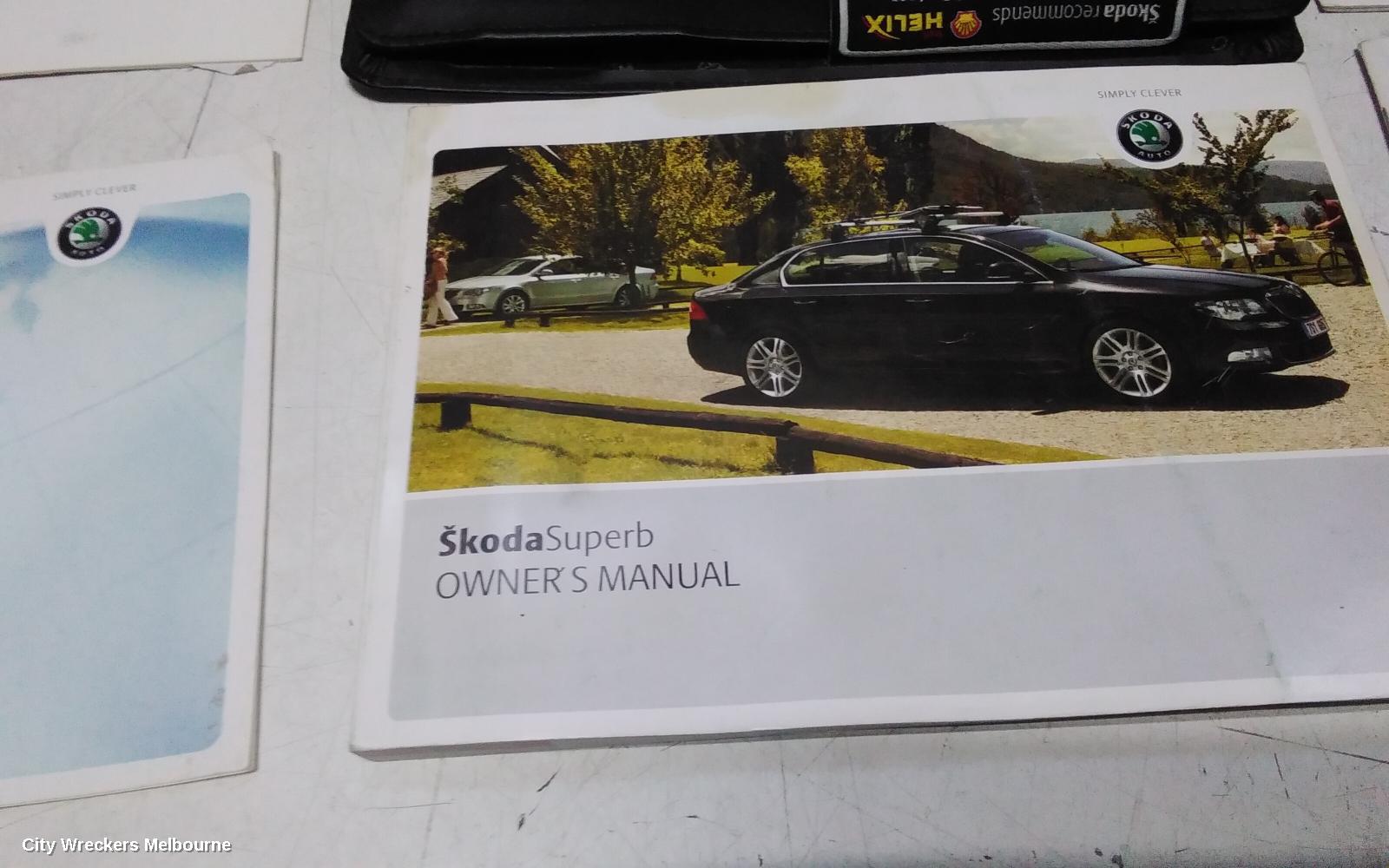 SKODA SUPERB OWNERS HANDBOOK, 3T, 03/2009 - 12/2015