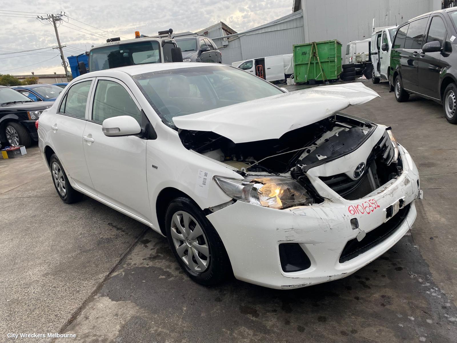 TOYOTA COROLLA RADIO/CD/DVD/SAT/TV, RADIO/CD PLAYER, ZRE152/20153R, BLACK BUTTON, 03/2007 - 10/2013