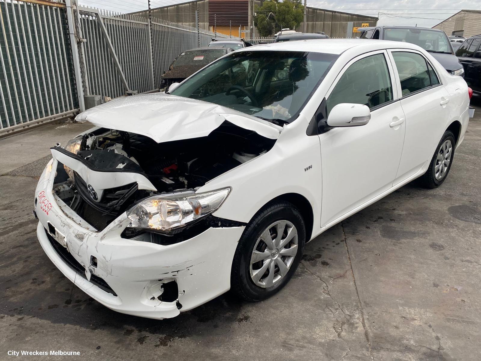 TOYOTA COROLLA RADIO/CD/DVD/SAT/TV, RADIO/CD PLAYER, ZRE152/20153R, BLACK BUTTON, 03/2007 - 10/2013