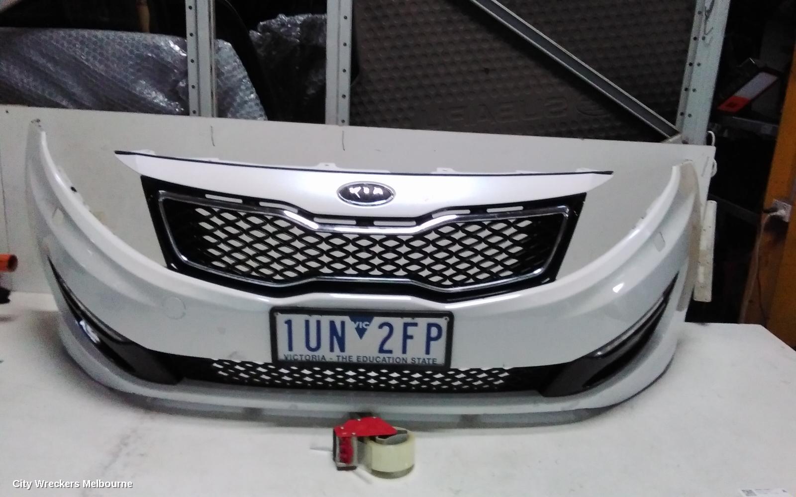 KIA OPTIMA FRONT BUMPER, TF, PLATINUM, W/ H/LAMP WASHER TYPE, 11/2010 - 09/2013