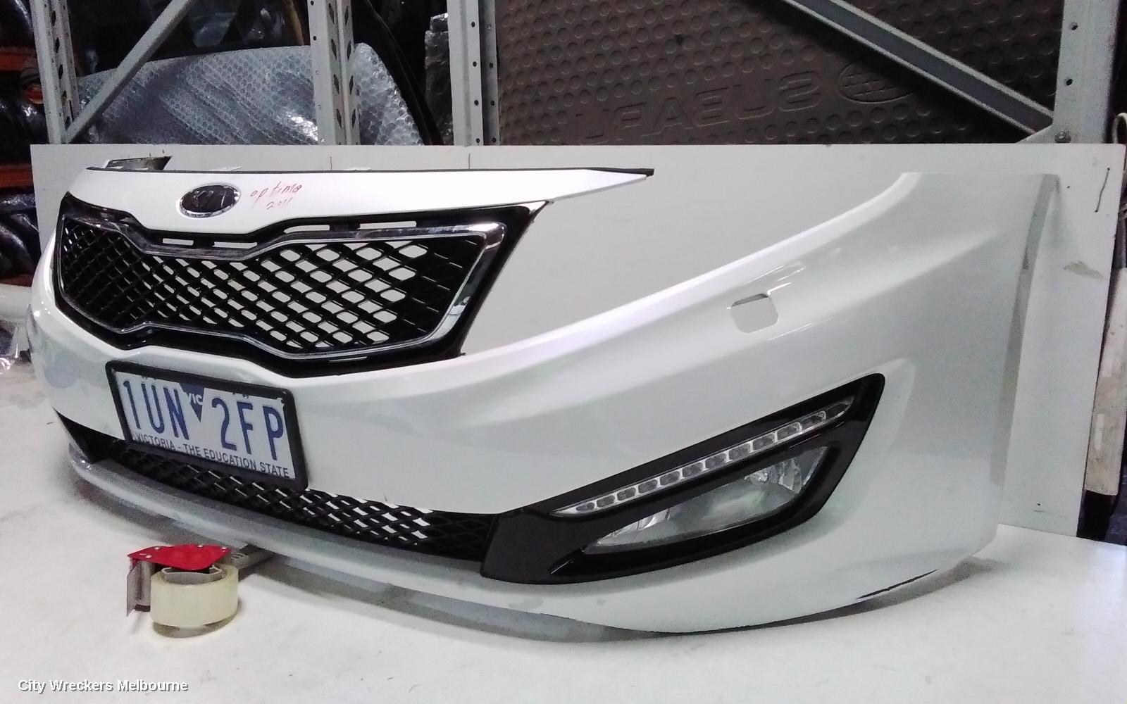 KIA OPTIMA FRONT BUMPER, TF, PLATINUM, W/ H/LAMP WASHER TYPE, 11/2010 - 09/2013