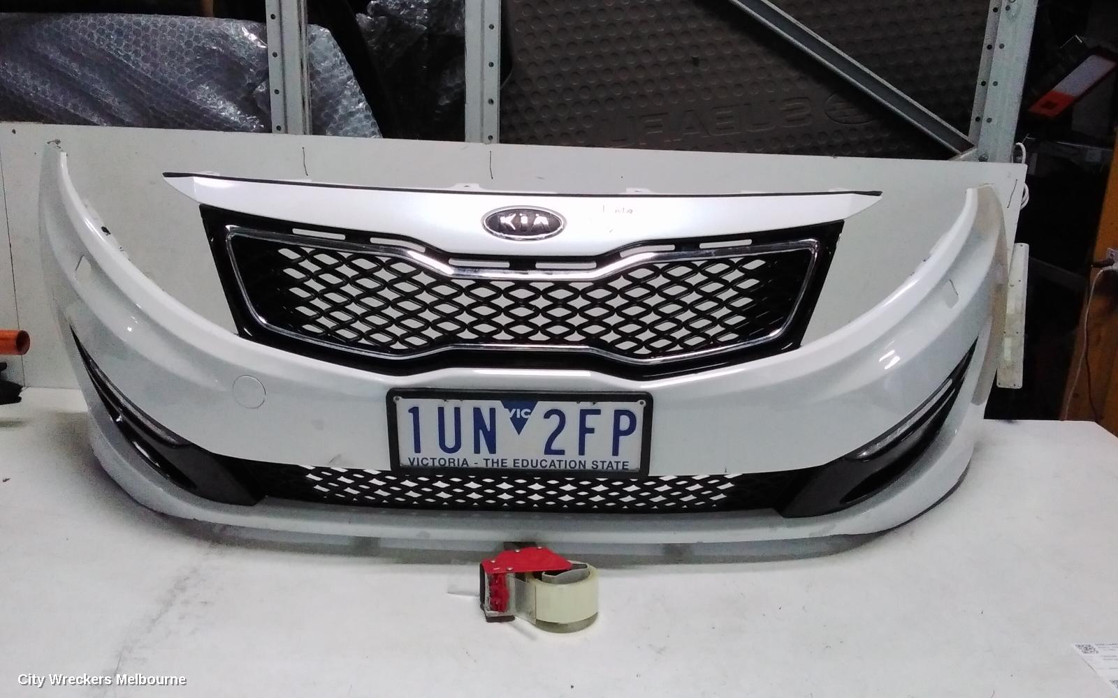 KIA OPTIMA FRONT BUMPER, TF, PLATINUM, W/ H/LAMP WASHER TYPE, 11/2010 - 09/2013