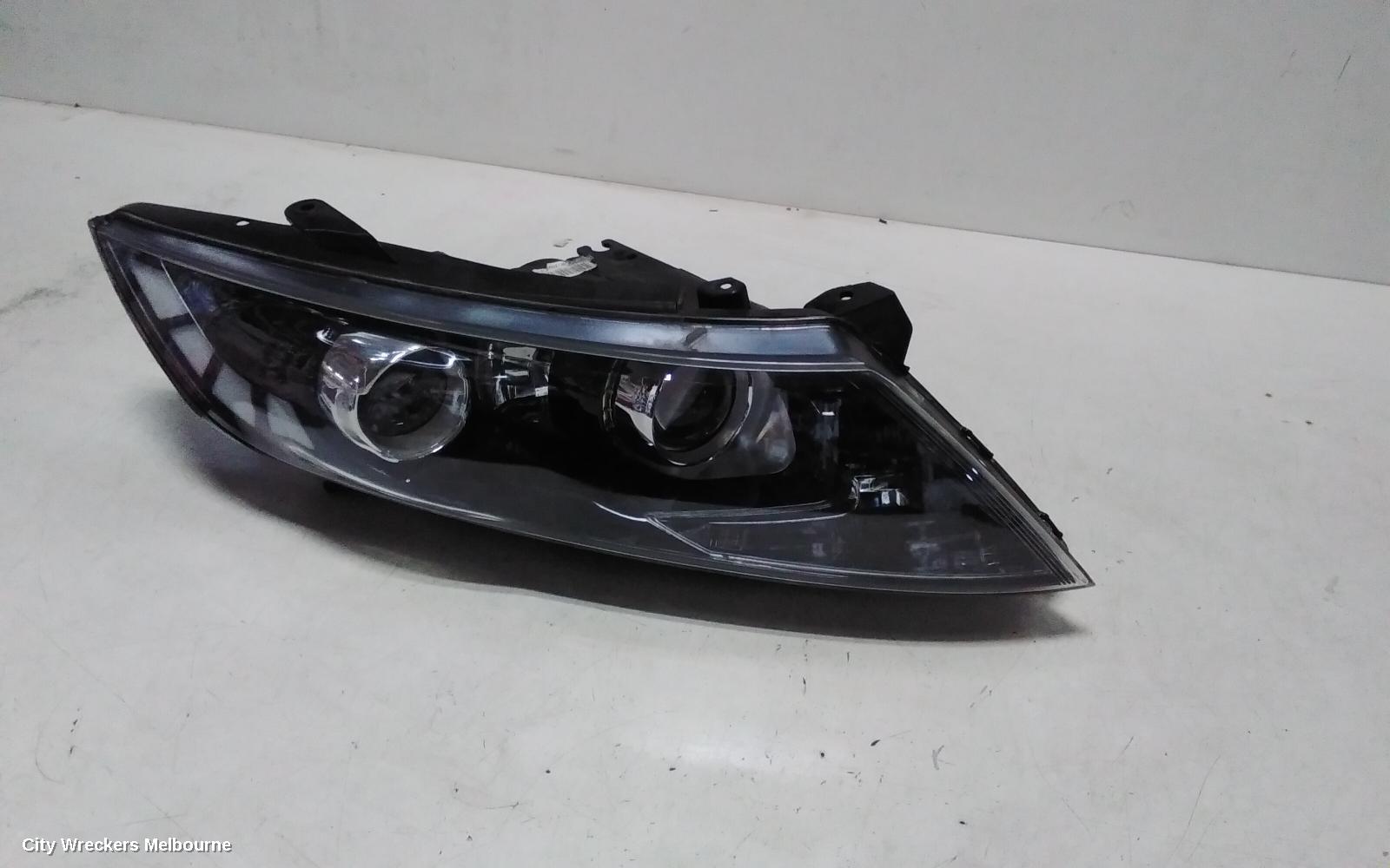 KIA OPTIMA RIGHT HEADLAMP, TF, XENON TYPE, 11/2010 - 09/2013
