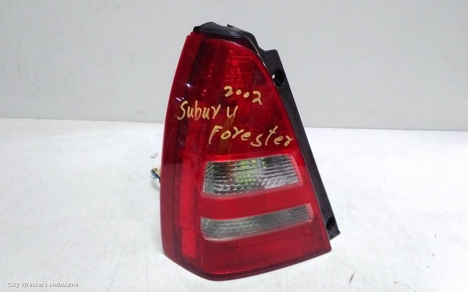 SUBARU FORESTER LEFT TAILLIGHT, VIN#JF2SG, 07/2002 - 05/2005