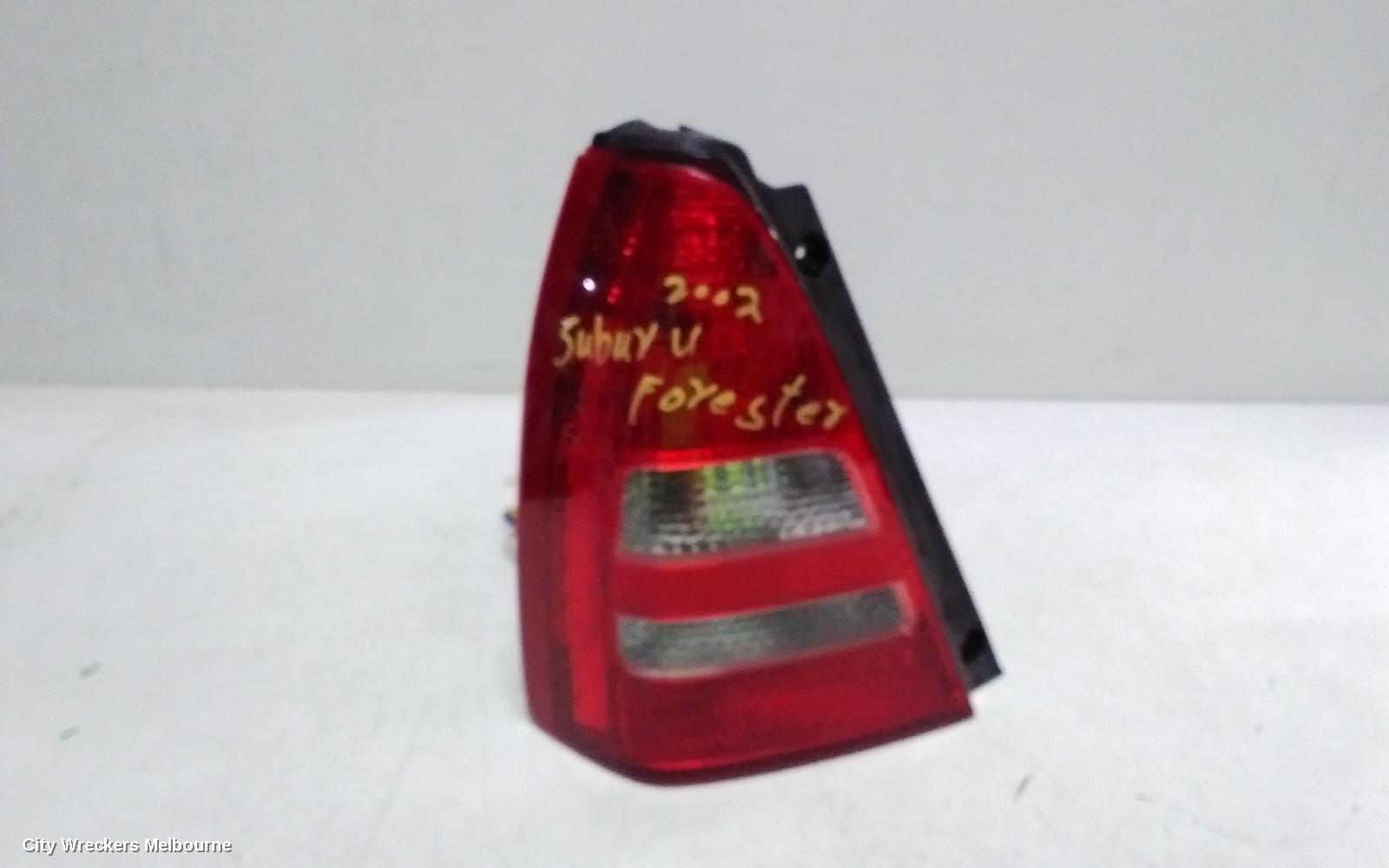 SUBARU FORESTER LEFT TAILLIGHT, VIN#JF2SG, 07/2002 - 05/2005