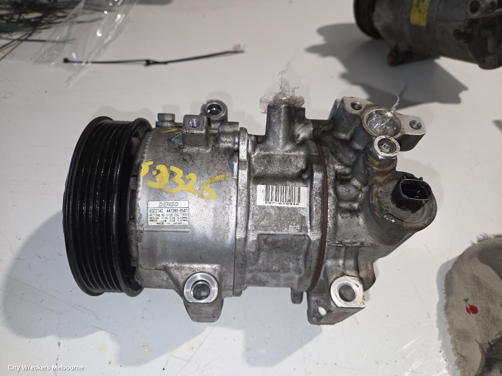AUDI Q5 A/C COMPRESSOR, 8R, 2.0, PETROL, CNC/CNCD CODE, P/N 8T0260805N, 12/2012 - 01/2017