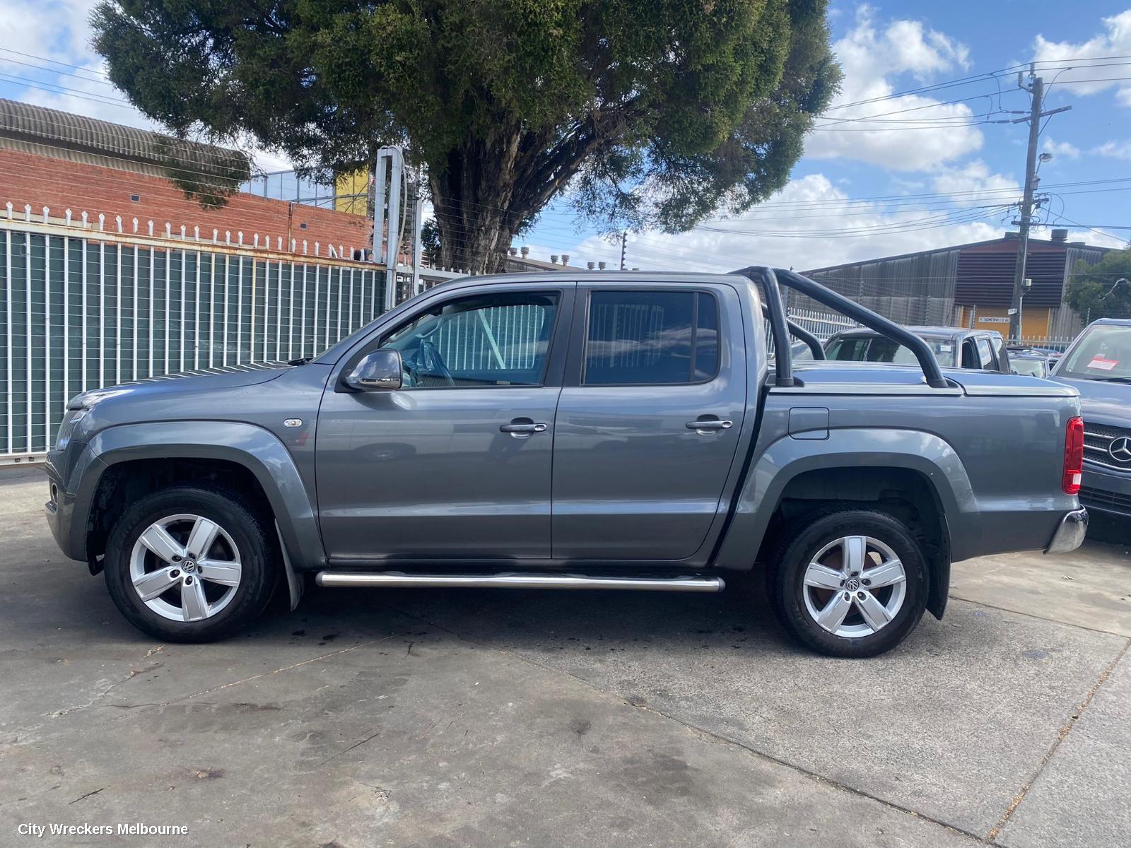 VOLKSWAGEN AMAROK DOOR HANDLE, OUTER, LH FRONT, COLOUR CODED, 2H, 12/2010 ONWARDS