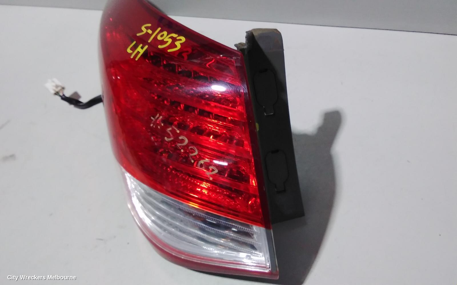 HYUNDAI I40 LEFT TAILLIGHT, VF, SEDAN, 04/2012 - 05/2015