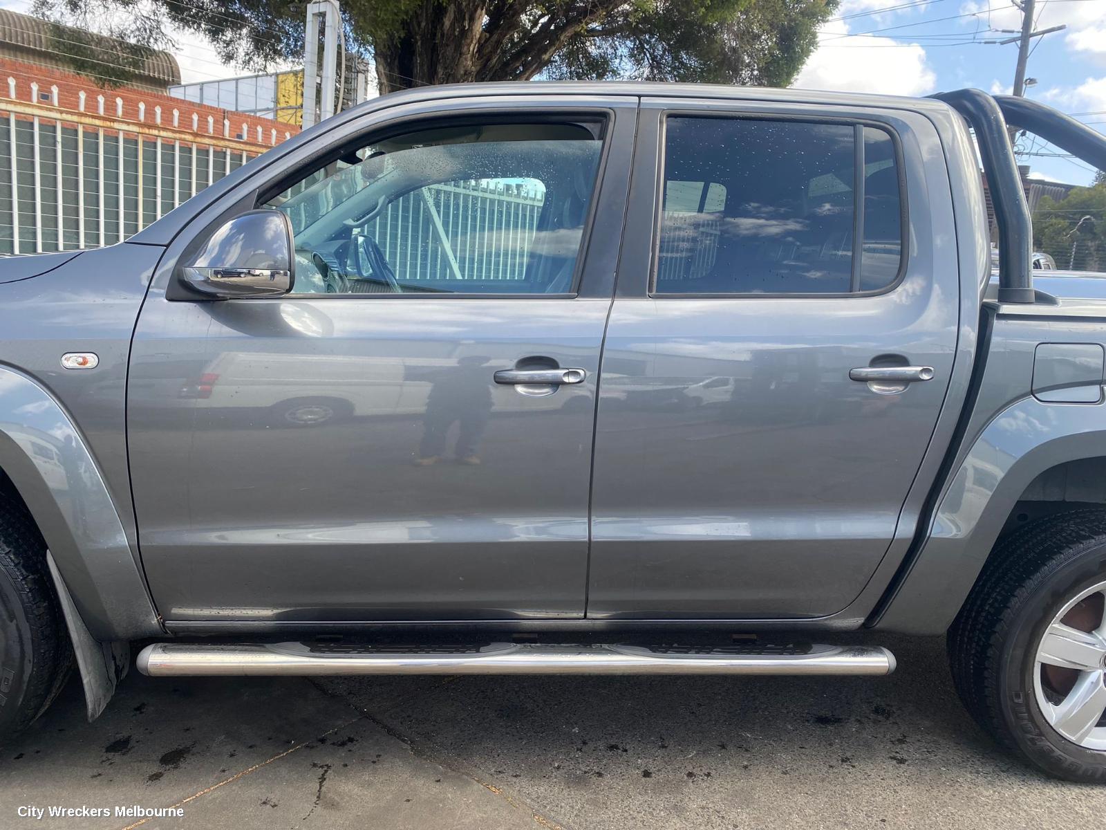 VOLKSWAGEN AMAROK DOOR HANDLE, OUTER, LH FRONT, COLOUR CODED, 2H, 12/2010 ONWARDS